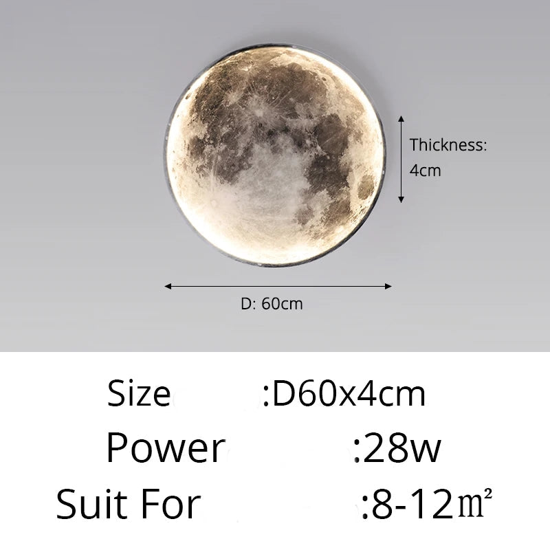 Unique Modern Moon Table Lamp