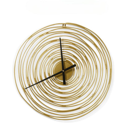 Simple Rustic Metal Wall Clock