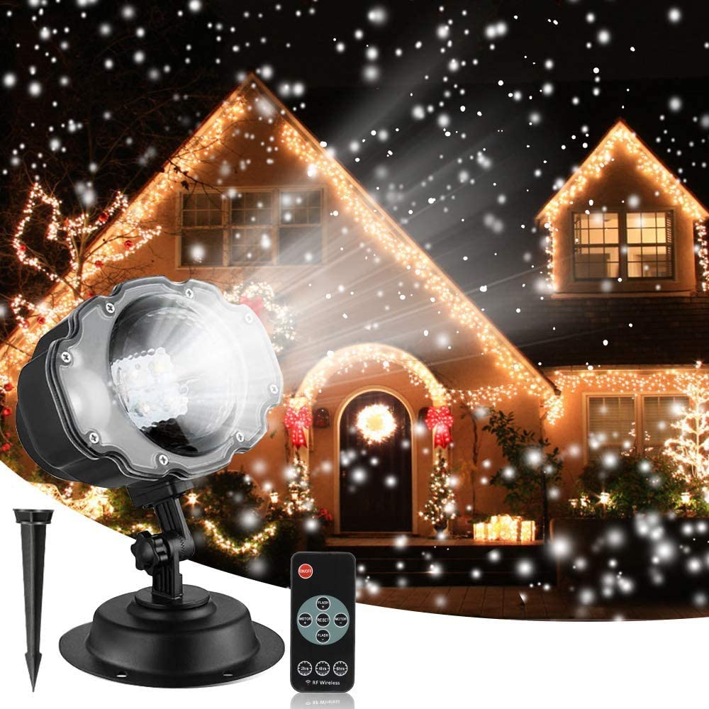 Winter Wonderland Snowflake LED Light Show Projector - Pexav