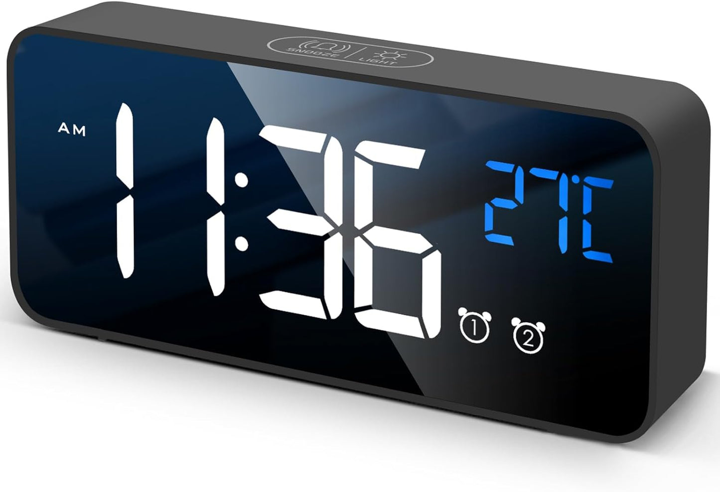 Large Display Digital Calendar Clock with Alarm Reminders