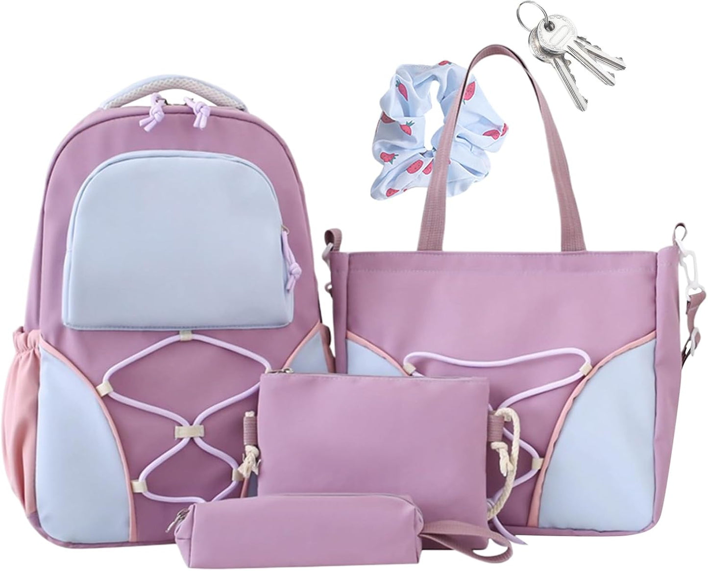 Big Kids Backpack Set with Pencil Case & Lunch Bag