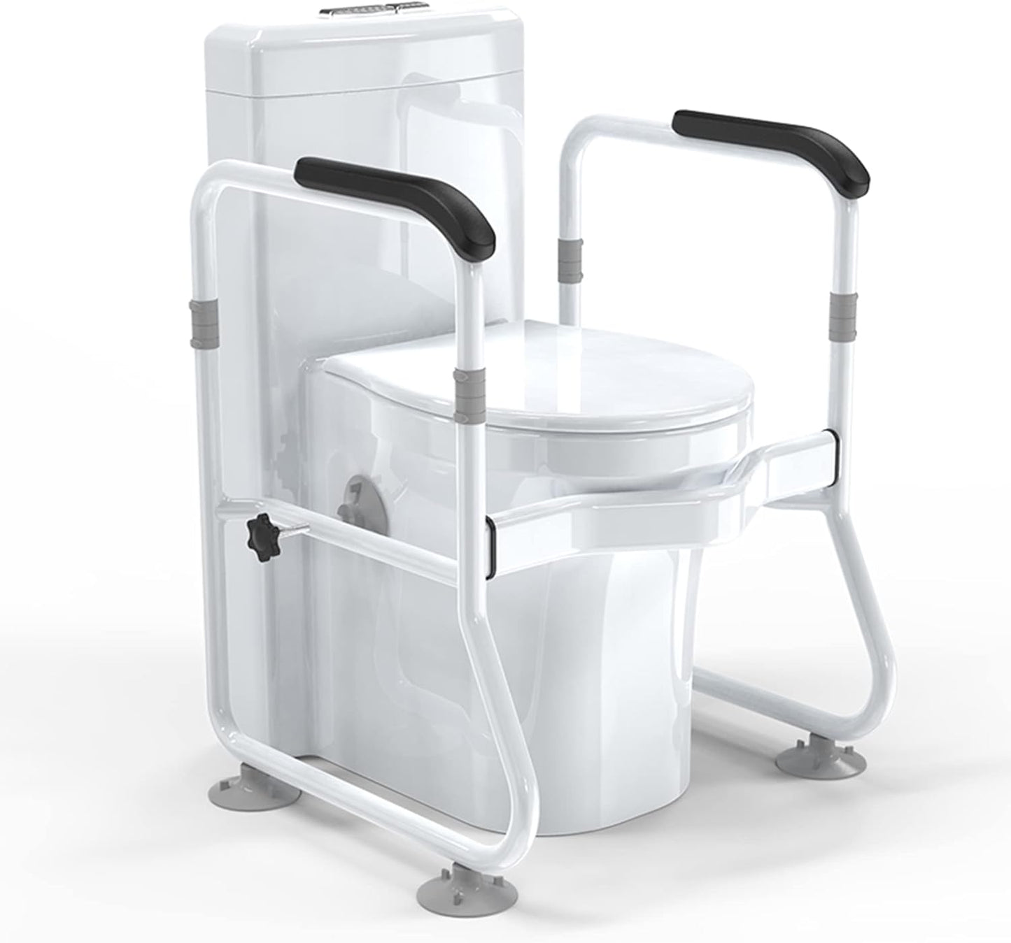 Secure Bathroom Toilet Support Rails System - Pexav