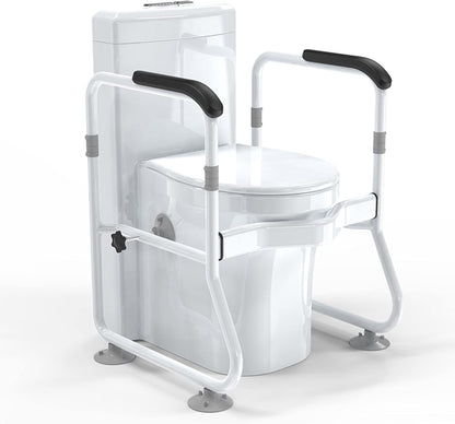 Secure Bathroom Toilet Support Rails System - Pexav