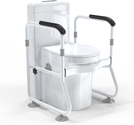 Secure Bathroom Toilet Support Rails System - Pexav