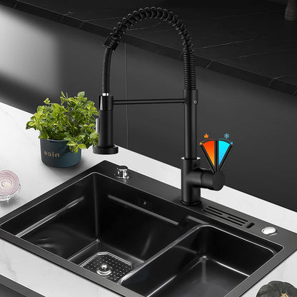Stainless Steel Kitchen Faucet With Pull Out Sprayer