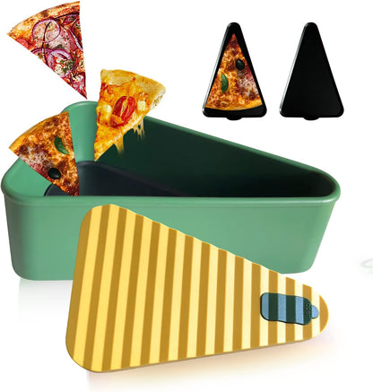 Stackable Pizza Keeper Box with 2 Compartments