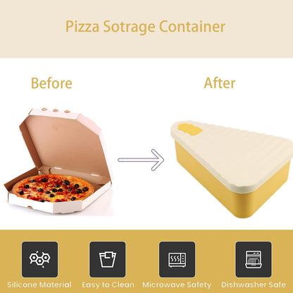Stackable Pizza Keeper Box with 2 Compartments
