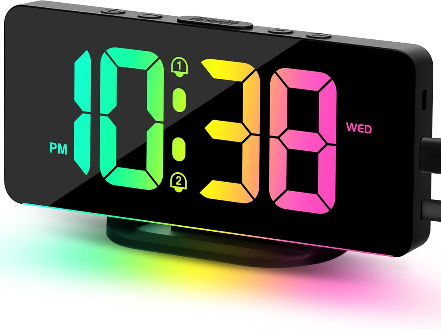 Large Display Digital Calendar Clock with Alarm Reminders