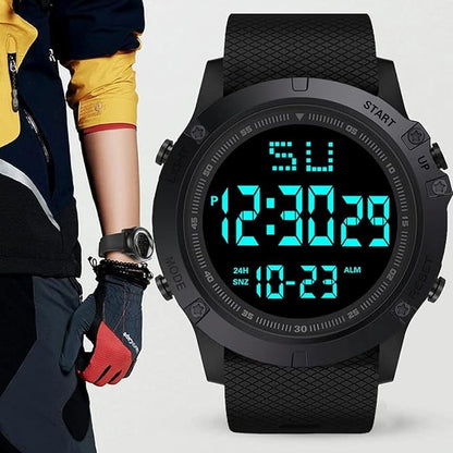 Rugged Water Resistant Athletic Men's Watch