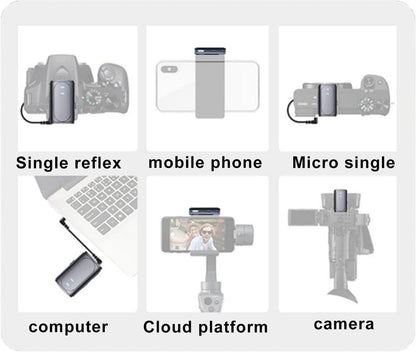 Compact Clip On Wireless Microphone