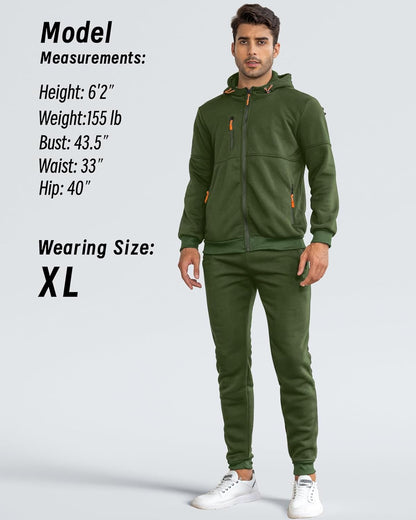 Relaxed Fit Men's Track Suit Set