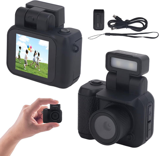 Compact Keychain Camera 1080P Video Retro Style - Pexav