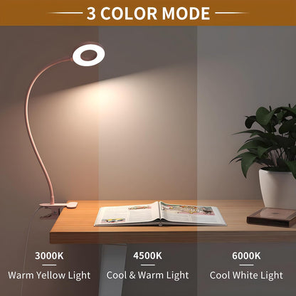 Bright Adjustable LED Office Lamp with Flexible Arm