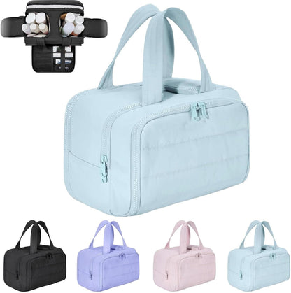 Spacious Water Resistant Travel Makeup Bag