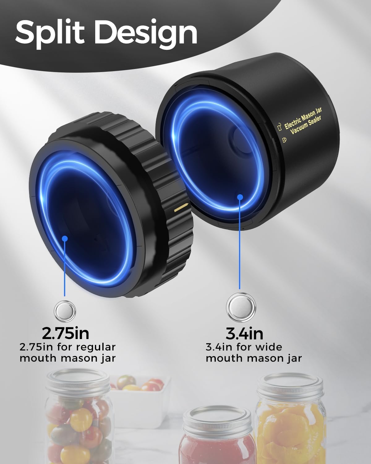Compact Food Storage Vacuum Sealer Kit