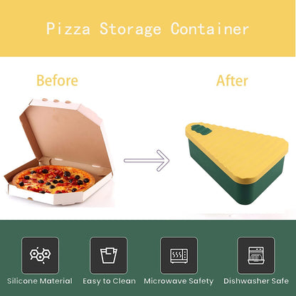Stackable Pizza Keeper Box with 2 Compartments