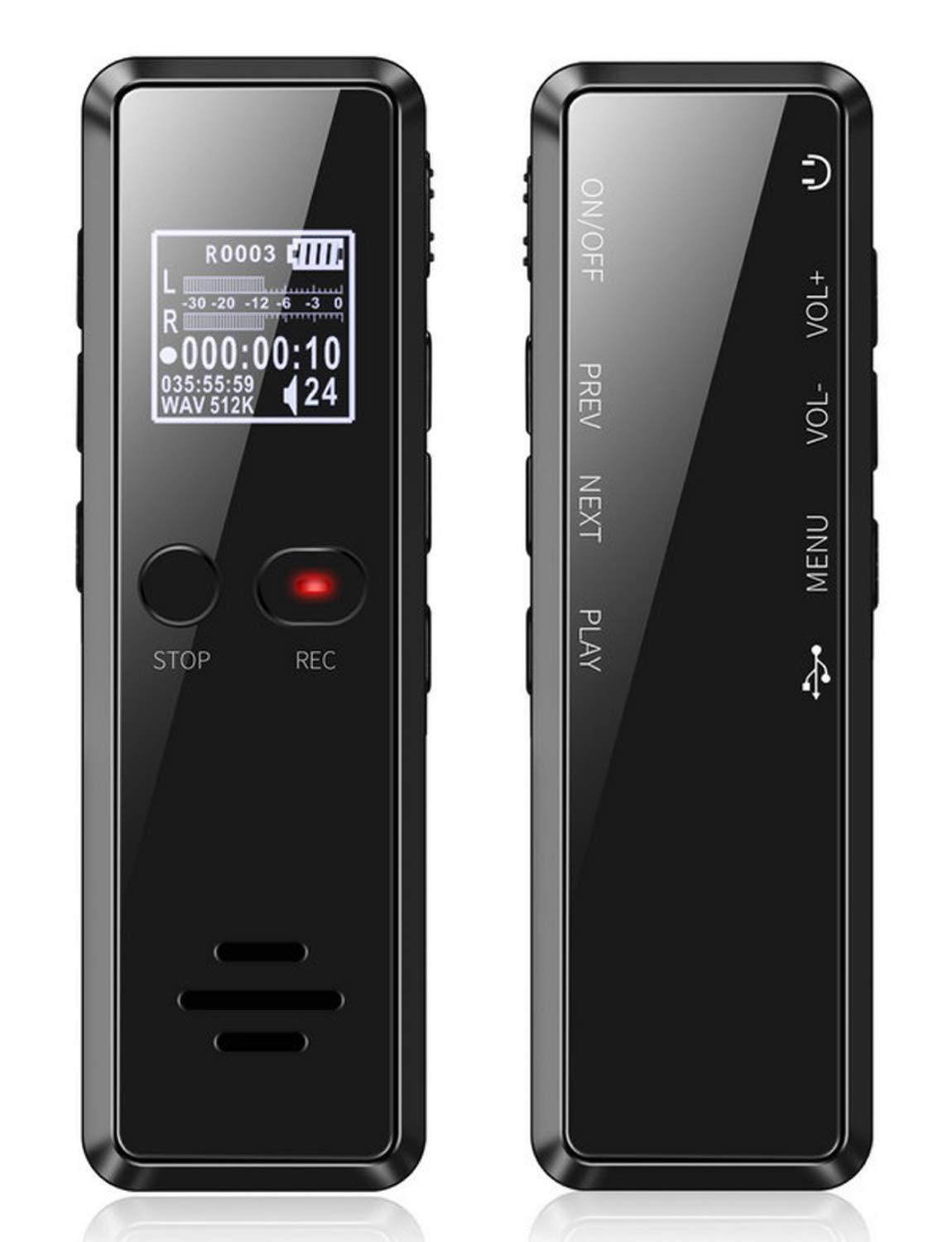 Compact Digital Audio Recorder with Speaker - Pexav