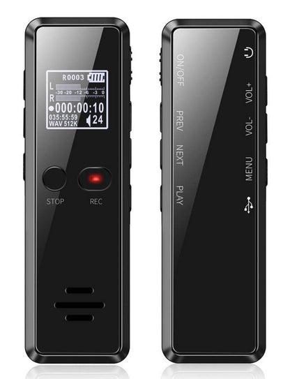 Compact Digital Audio Recorder with Speaker - Pexav