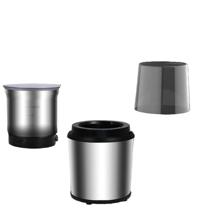 Compact Coffee and Spice Mill with Detachable Container