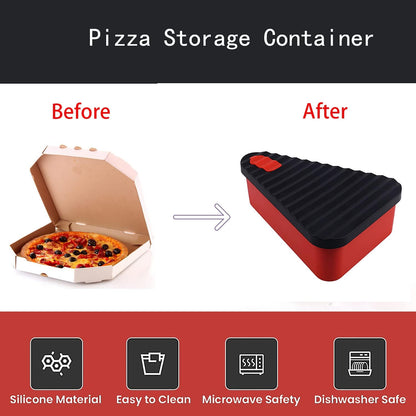 Stackable Pizza Keeper Box with 2 Compartments