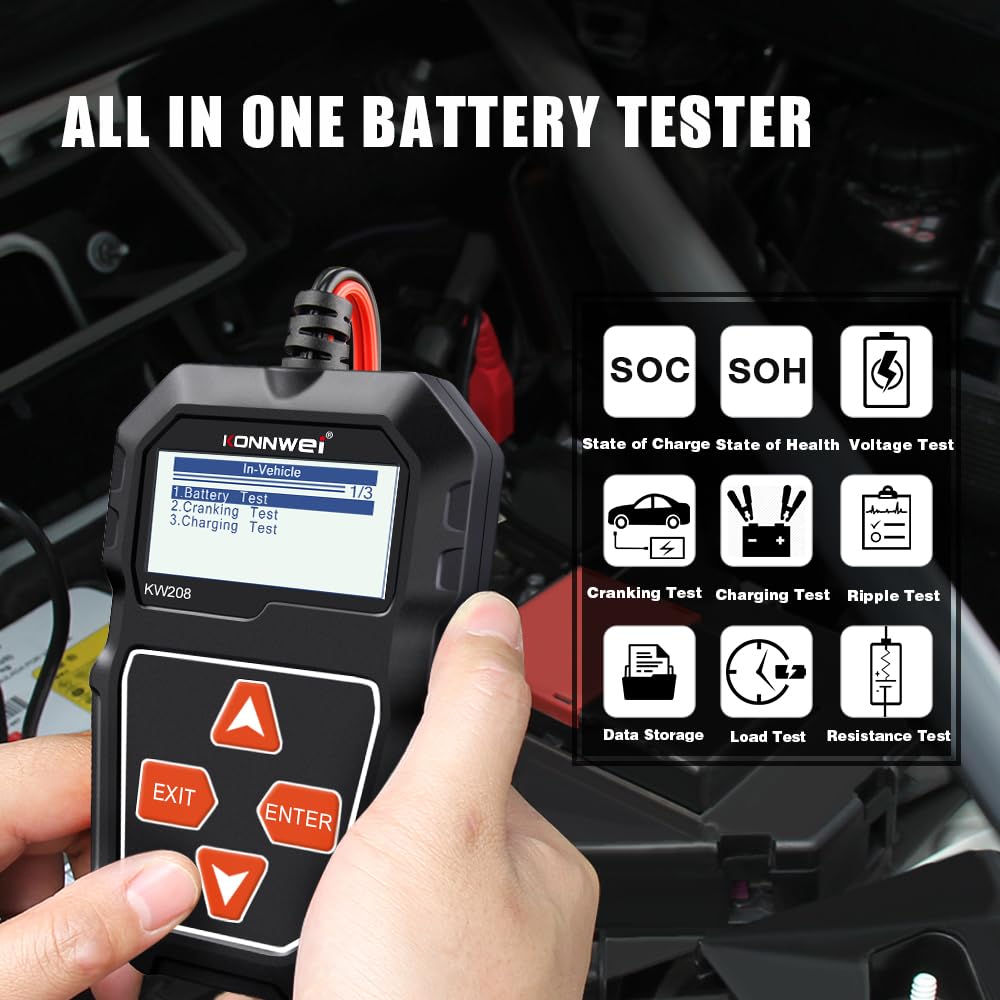 Auto Battery Voltage Test Tool