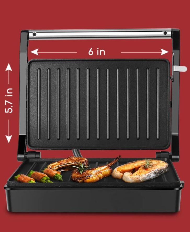 Electric Grill Panini Toaster