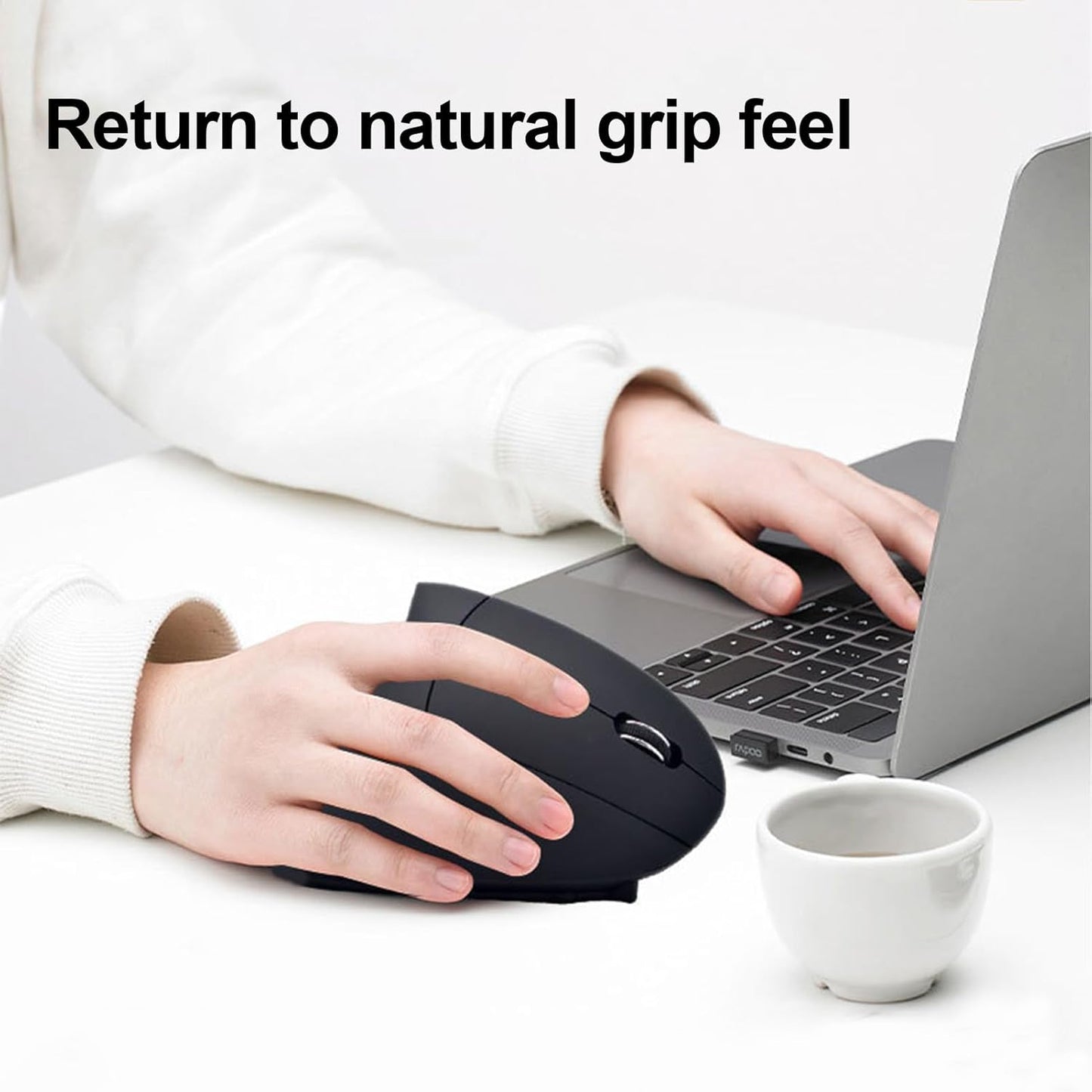 Comfortable Wireless Optical Mouse - Elvion