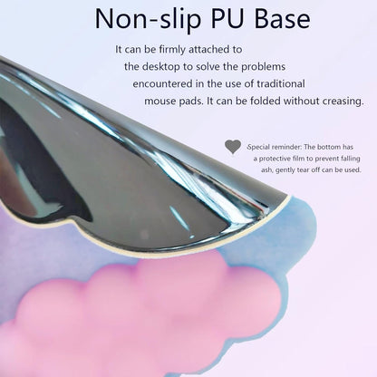 Comfortable Ergonomic Wrist Rest Set with Mouse Pad