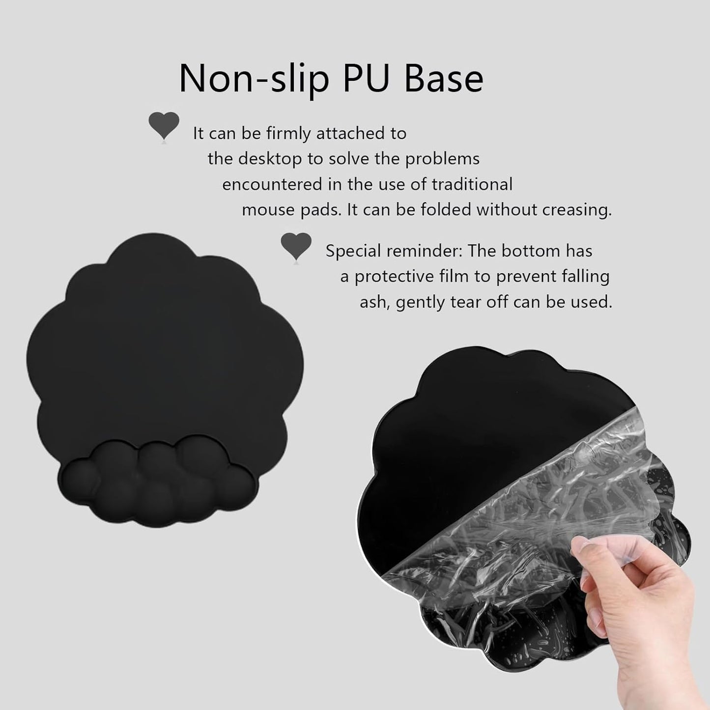Comfortable Ergonomic Wrist Rest Set with Mouse Pad