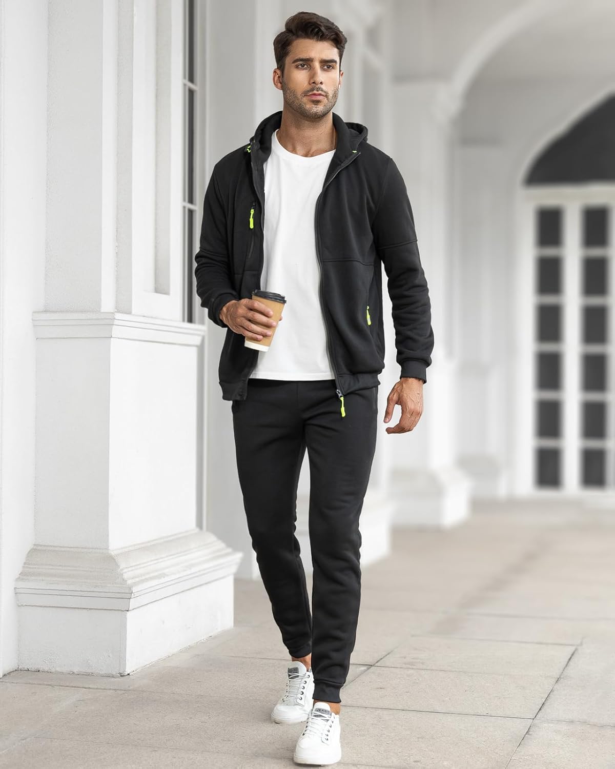 Relaxed Fit Men's Track Suit Set