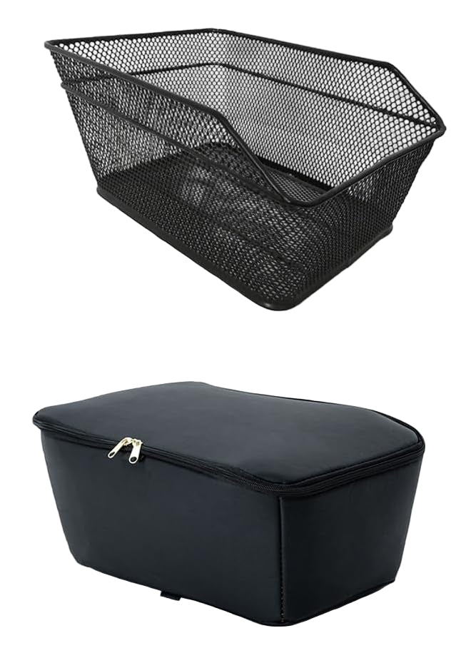 Waterproof Bicycle Storage Basket with Weatherproof Lid