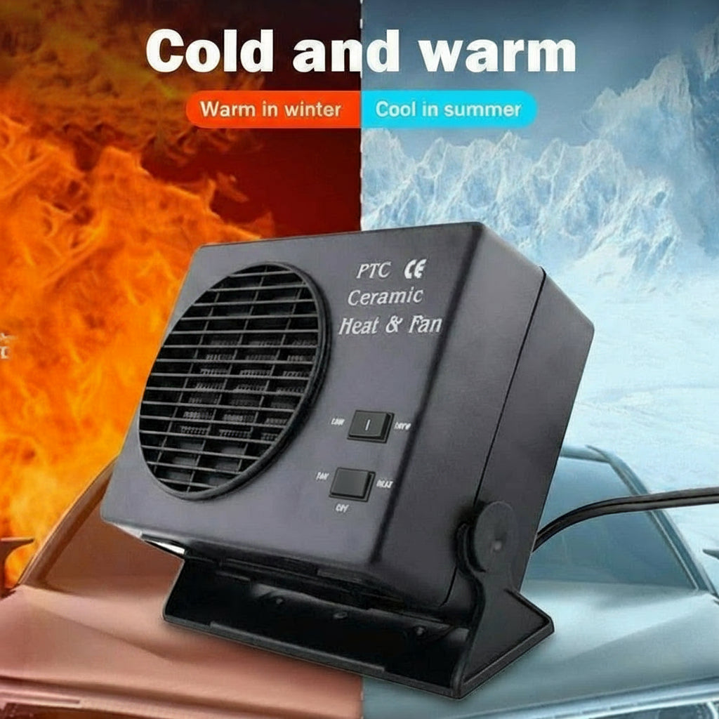 Compact Auto Heating Fan