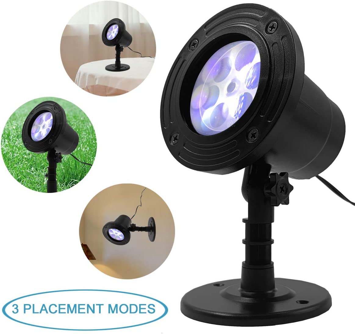 Winter Wonderland Snowflake LED Light Show Projector