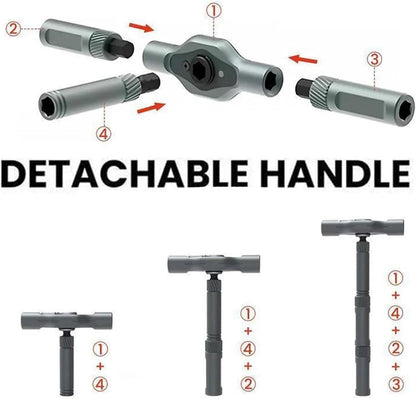 Compact 42-Piece Screwdriver Kit with Magnetic Handle
