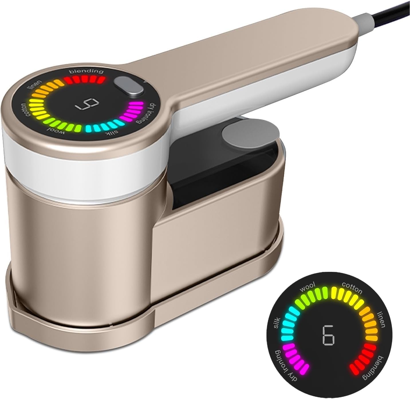 Compact 1200W Travel Steamer Iron with 6 Settings