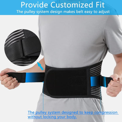 Supportive lumbar back support
