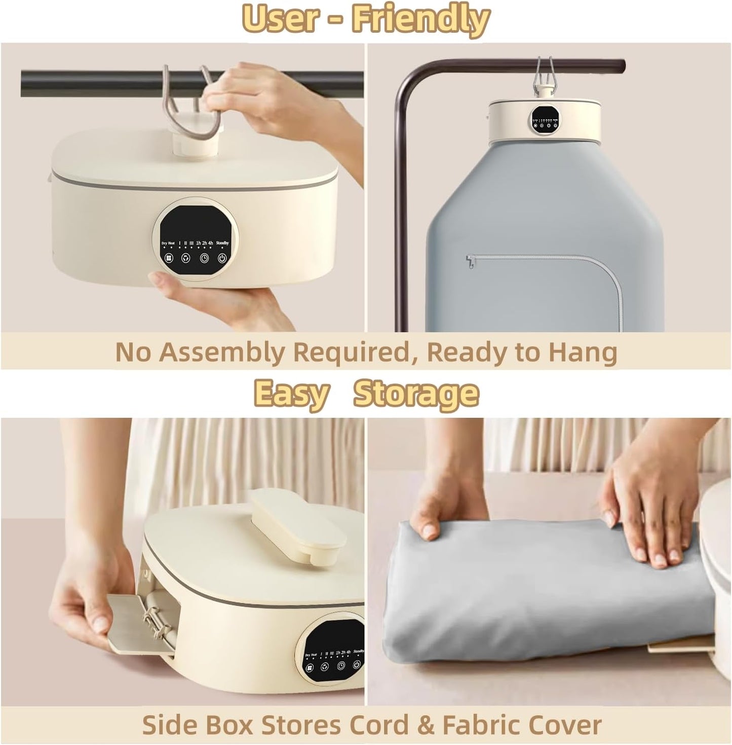 Space Saving Electric Clothes Dryer