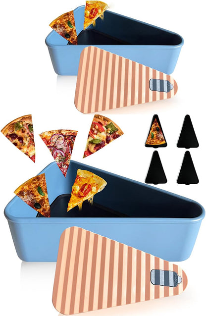 Stackable Pizza Keeper Box with 2 Compartments