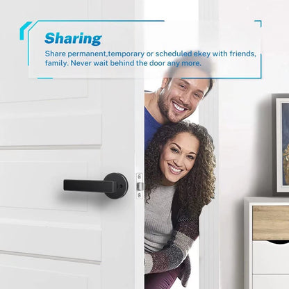 Secure Digital Fingerprint Door Lock Handle Set