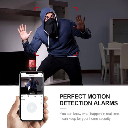 Small 4K WiFi Home Camera with Night Vision