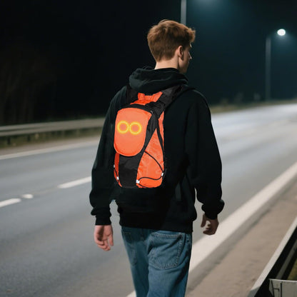 Bright LED Bike Backpack