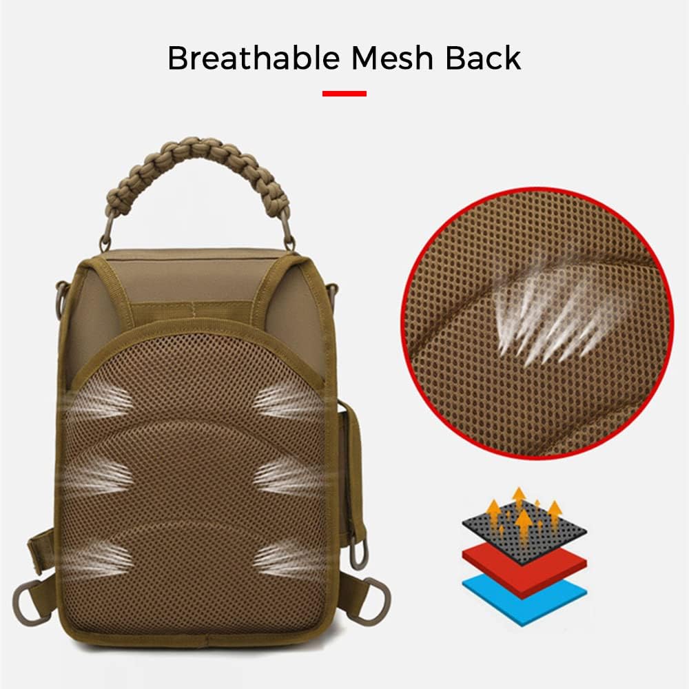 Waterproof Fishing Tackle Bag with Multiple Pockets