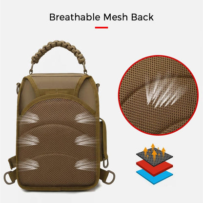 Waterproof Fishing Tackle Bag with Multiple Pockets