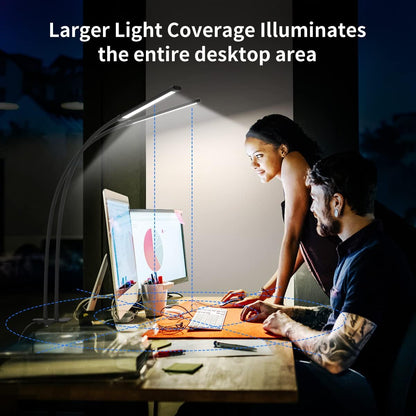 Flexible LED Desk Clamp Light with Adjustable Arm