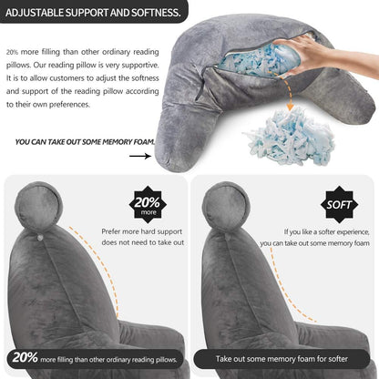 Comfortable Bed Rest Pillow with Back Support