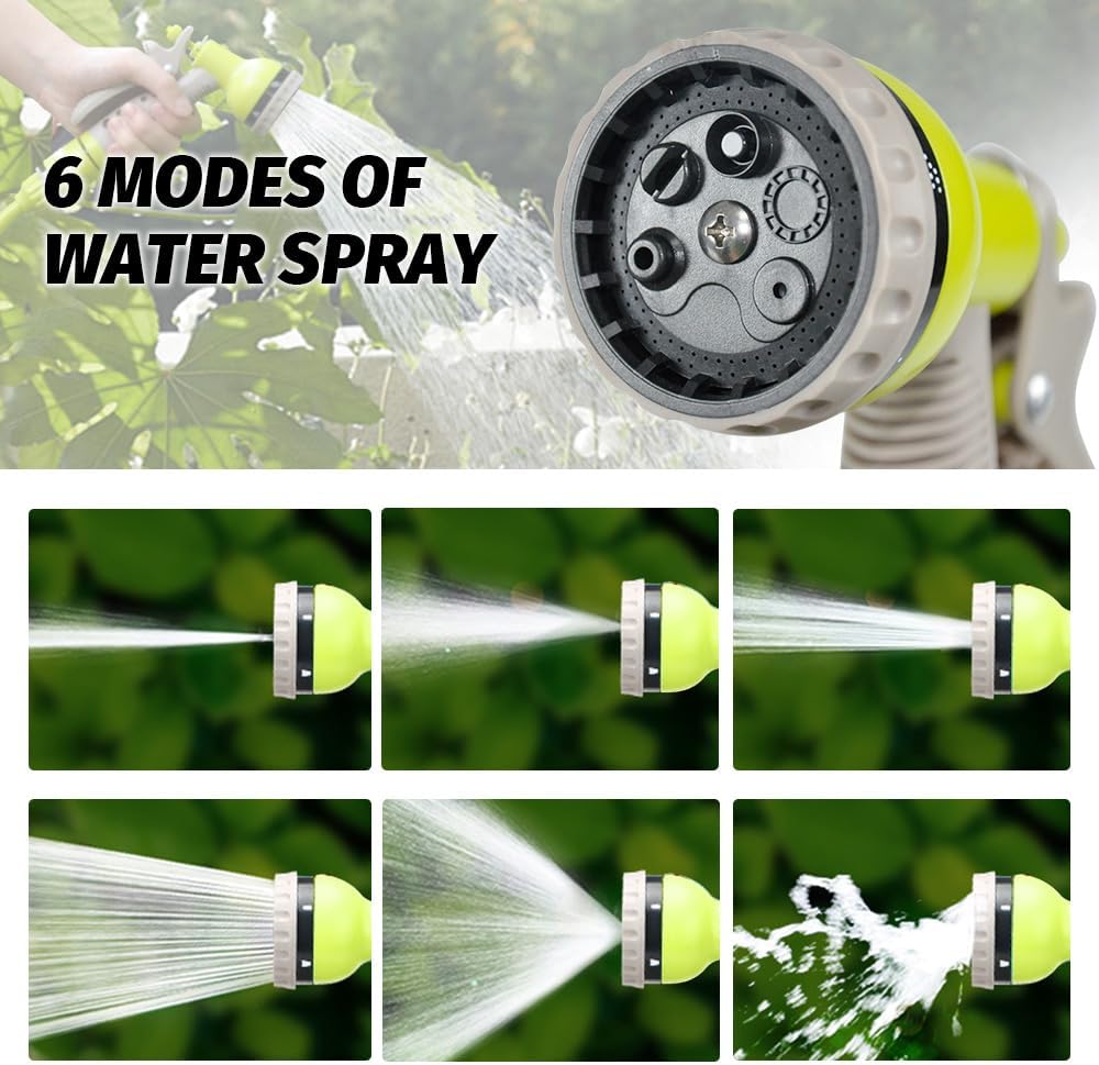 Space Saving Garden Hose Reel with 15m Long Pipe