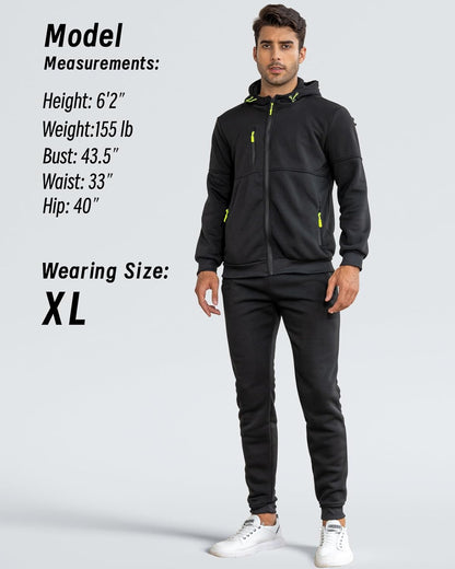 Relaxed Fit Men's Track Suit Set