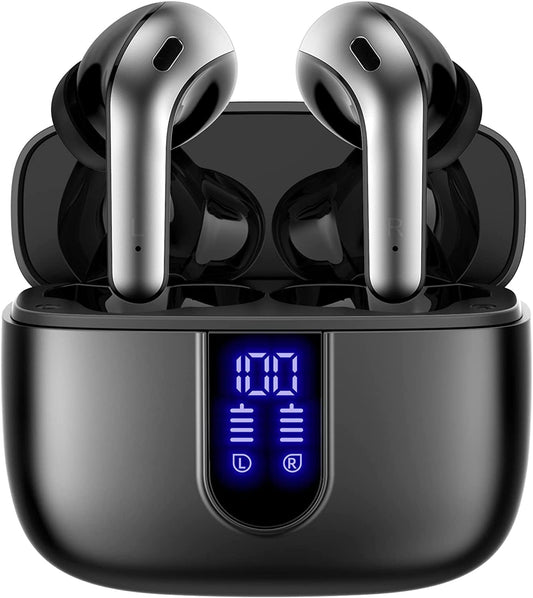 Compact Bluetooth Earbuds With Portable Charger - Pexav