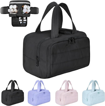 Spacious Water Resistant Travel Makeup Bag