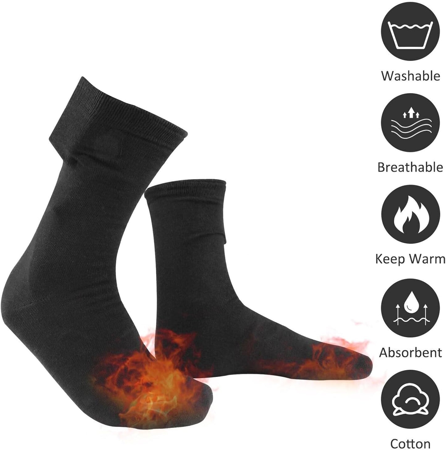Warm Thermal Socks with USB Heating